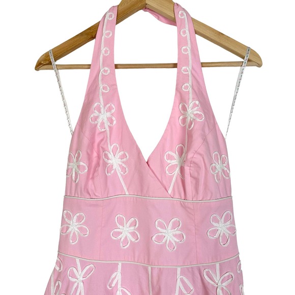 Lilly Pulitzer NWT Willa Garden Dress Embroidery Shell Pink Size 2 - Picture 3 of 14
